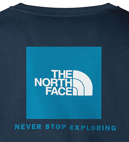 The North Face Sweatshirt - Navy w. Logo