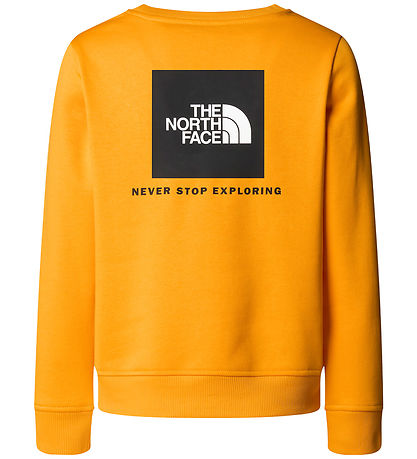 The North Face Sweatshirt - Reg Crew - Summit Gold w. Print