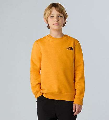 The North Face Sweatshirt - Reg Crew - Summit Gold w. Print