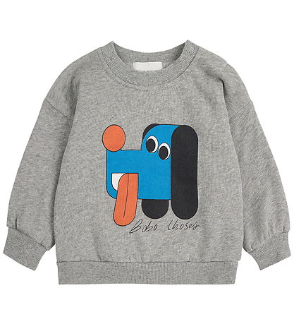 Bobo Choses Peysa - Hundafélagi - Light Heather Grey