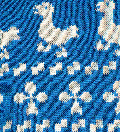 Bobo Choses Trousers - Knitted - Farm All Over - Blue