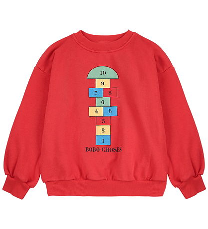Bobo Choses Sweatshirt - Hopscotch - Red