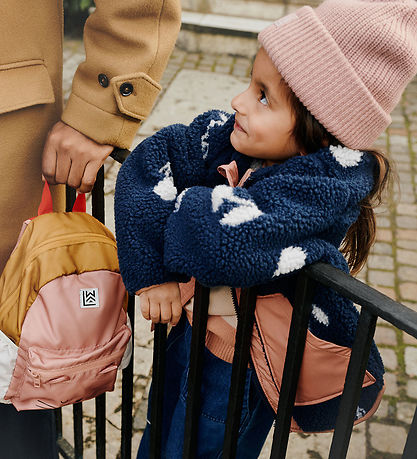 Liewood Fleecejacka - Noam - Cherry Blossom/Classic Navy