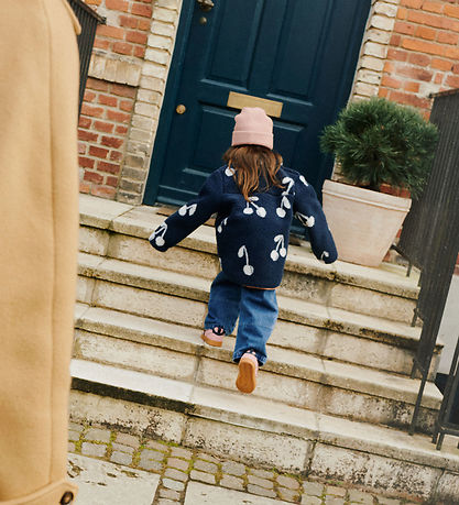 Liewood Fleecejacka - Noam - Cherry Blossom/Classic Navy
