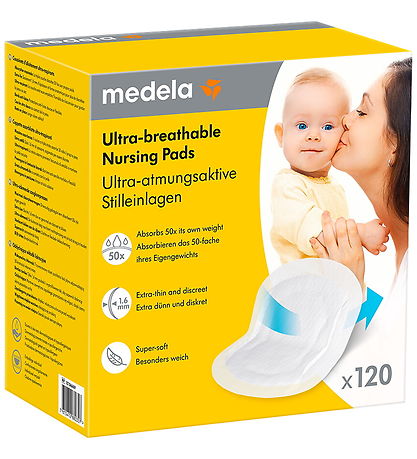 Medela Nursing Pads - 120 pcs - Ultra Breathable