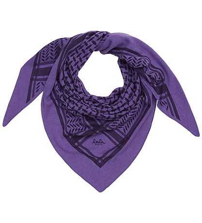 Lala Berlin Scarf - Triangle Trinity M - 162x85 - Iris