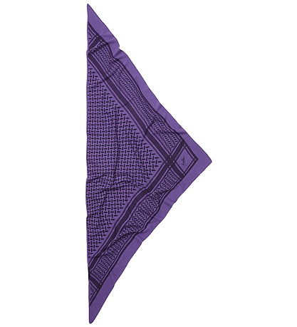 Lala Berlin Scarf - Triangle Trinity M - 162x85 - Iris
