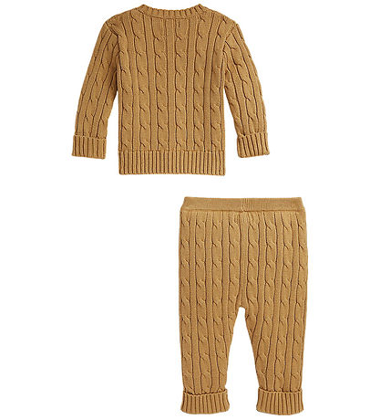 Polo Ralph Lauren Set - Cardigan/Byxor - Stickad - Classic+ Came