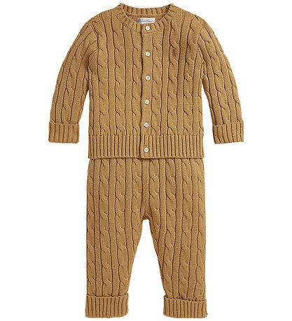 Polo Ralph Lauren Set - Cardigan/Byxor - Stickad - Classic+ Came