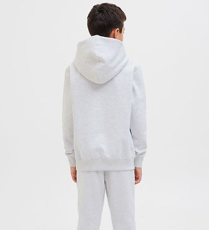 Jack & Jones Kapuzenpullover - JjEurban - White Melange