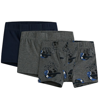 Name It Boxers - Noos - NmmTights - 3-Pack - Dark Grey Mela