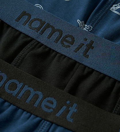 Name It Boxers - Noos - NkmBoxer - 3-Pack - Titan/Black