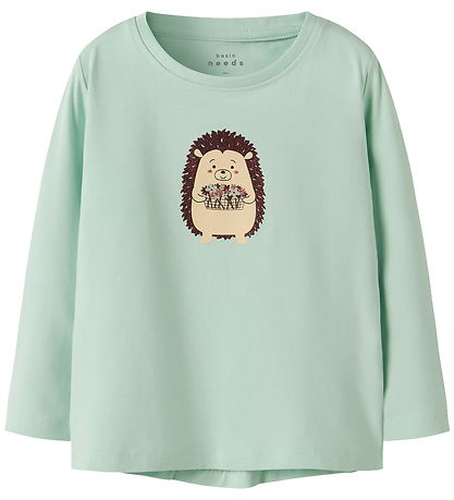 Name It Bluse - NmfVix - Gossamer Green/Tiny Igel