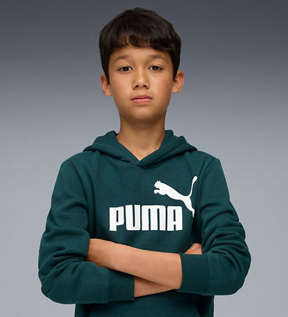 Puma Hoodie - Green Terräng m. Logo