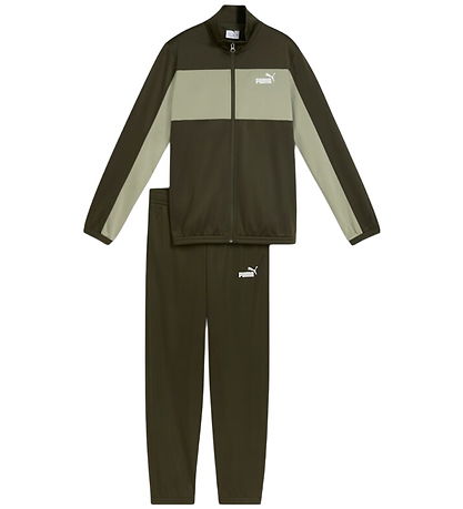 Puma Träningsset - Polyfärgblock - Dark Olive