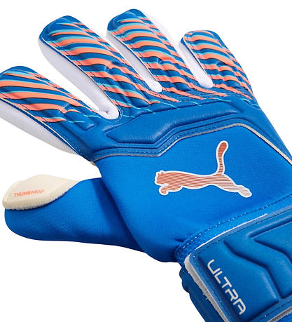 Puma Markvarðs hanskar - ULTRA Pro Jr NC - Ultra Blue/Glóandi ra