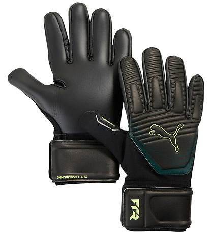 Puma Markvarðs hanskar - FRAMTÍÐARLEIKUR NC - Black/Green/Fizzy 