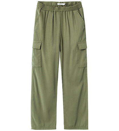 Name It Trousers - NkfBella - Deep Lichen Green