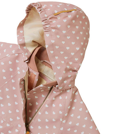Lil' Atelier Rainsuit - NmfLamint - Adobe Rose