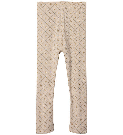 Lil' Atelier Leggingsit - Joustinneule - NmfGago - Harmaa aamu/V