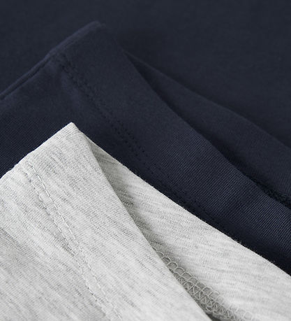 Name It Hosen - NkfVivii - 2er-Pack - Light Grey Melange/Navy Bl