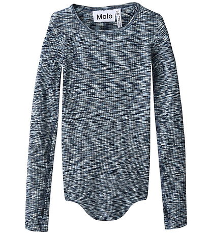 Molo Blússa - Rib - Rochelle - Blue Múlan