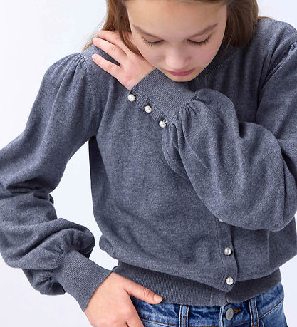 Molo Cardigan - Gínever - Grey Melange