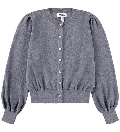 Molo Cardigan - Gínever - Grey Melange