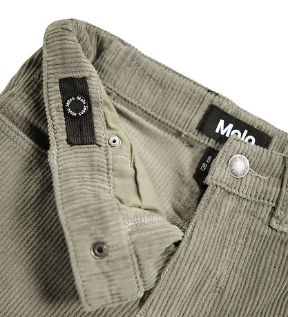 Molo Corduroy Trousers - Aiden - Forest Fog