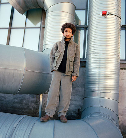 Molo Corduroy Trousers - Aiden - Forest Fog