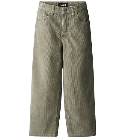 Molo Corduroy Trousers - Aiden - Forest Fog