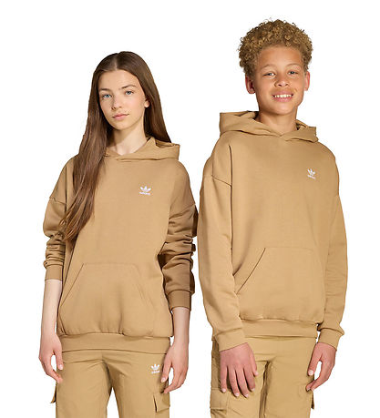 adidas Originals Hettupeysa - Loose Hoodie - Pappír/White