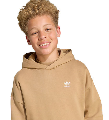 adidas Originals Hettupeysa - Loose Hoodie - Pappír/White