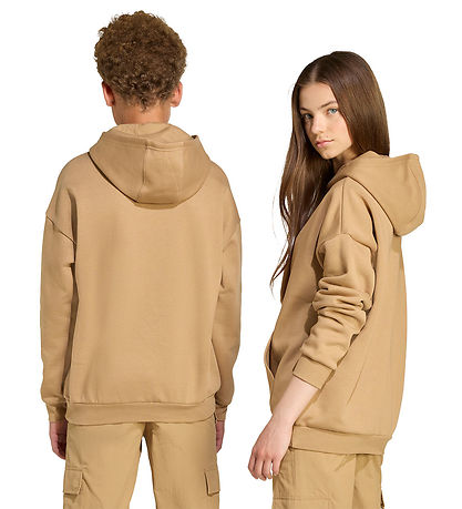 adidas Originals Hettupeysa - Loose Hoodie - Pappír/White