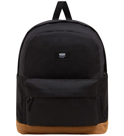 Vans Backpack - Old Skool Sport - Black w. Brown