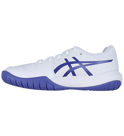 Asics Skór - Gel-Resolution X GS - White/Dark Kóbalt