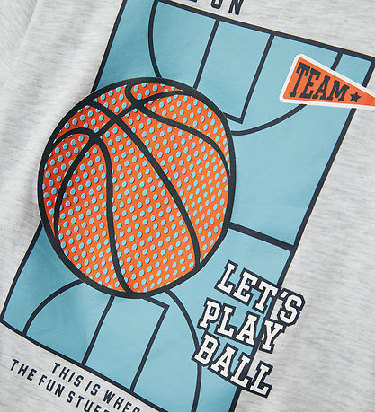 Name It T-shirt - NmmKeith - Light Grey Melange