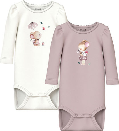 Name It Body l/ä - NbfLotus - 2er-Pack - Cloud Tänzer/Brüniert