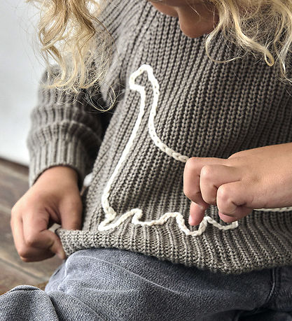 Lil'Atelier Blússa - Prjónað - NmmEmlen - Gönguferð yfir landið
