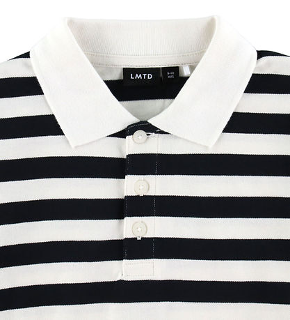 LMTD Polotröja - NlnKliva - Black/White Ränder