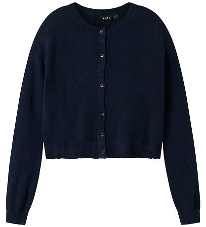 LMTD Cardigan - Prjónað - Núll - NlfLodet - Dark Sapphire