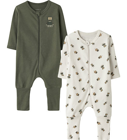 Name It Nightsuit - Noos - NbmNightsuit - 2-Pack - Jet Stream/w/