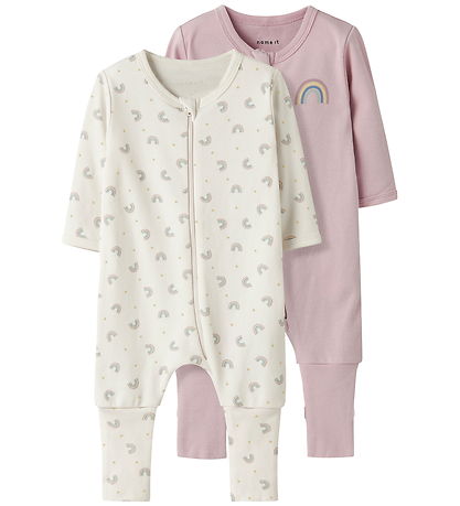 Name It Schlafanzug - 2er-Pack - Nein - NbfNightsuit - Jet Strea