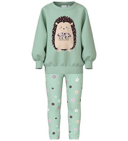 Name It Sweat Set - NmfValona - Gossamer Green/Gossamer