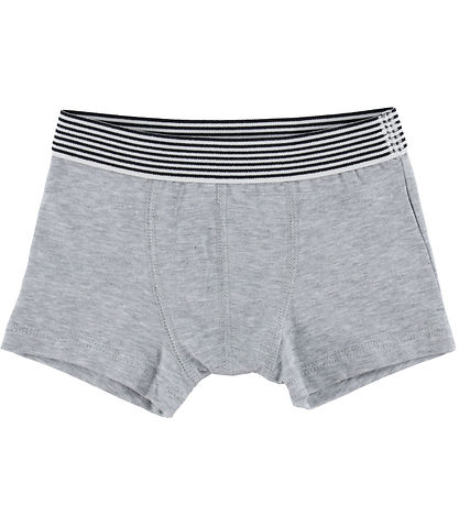 Petit Bateau Boxershorts - 2er-Pack - Navy/Grau Meliert