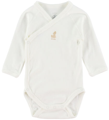 Petit Bateau Yo Bodysuit l/s - 3- pack - White