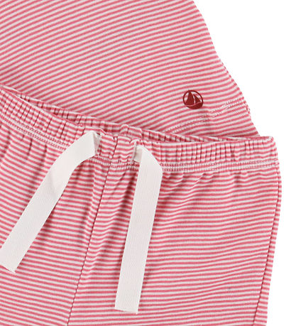 Petit Bateau Pyjama Set - Peony/Marshmallow