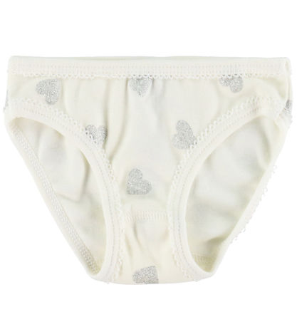 Petit Bateau Slips - 3er-Pack - Weiß/Rot