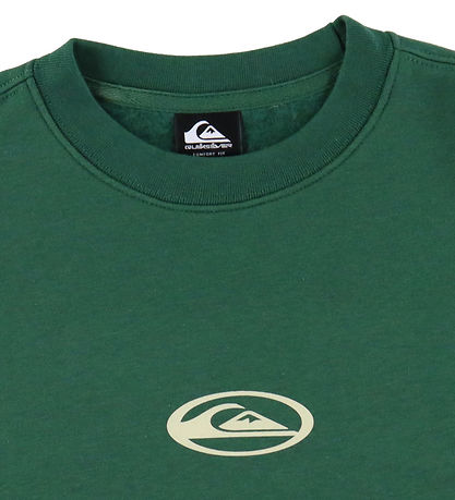 Quiksilver Sweatshirt - Grafik för saltvatten - Vandring Green m