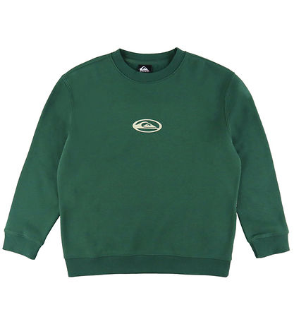 Quiksilver Sweatshirt - Grafik för saltvatten - Vandring Green m